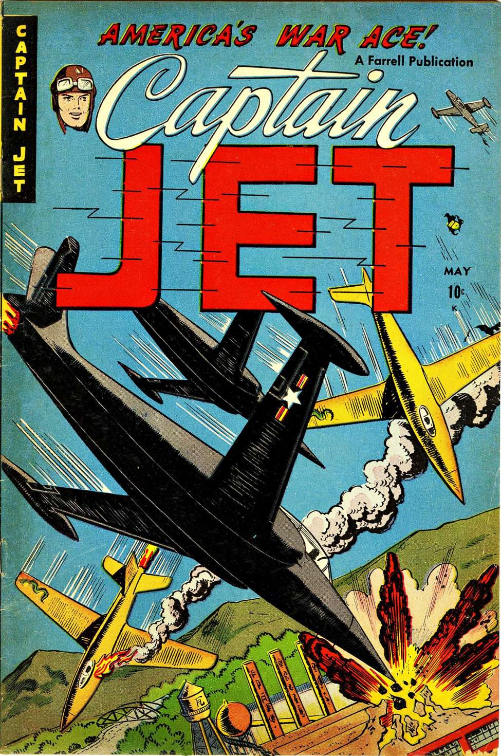 Comic Book Cover For Captain Jet 1