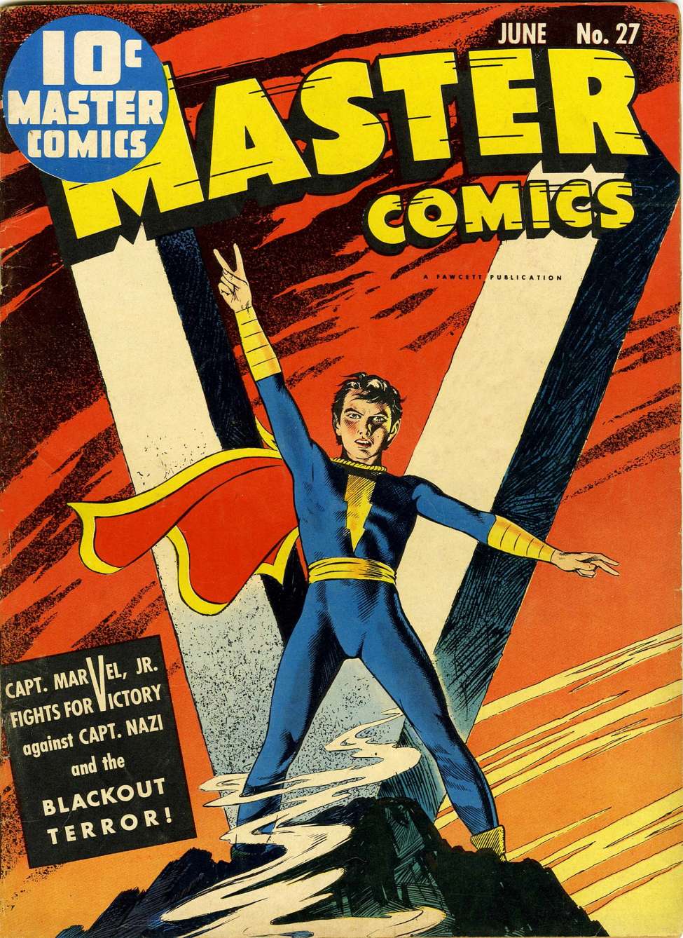Comic Book Cover For Master Comics 27