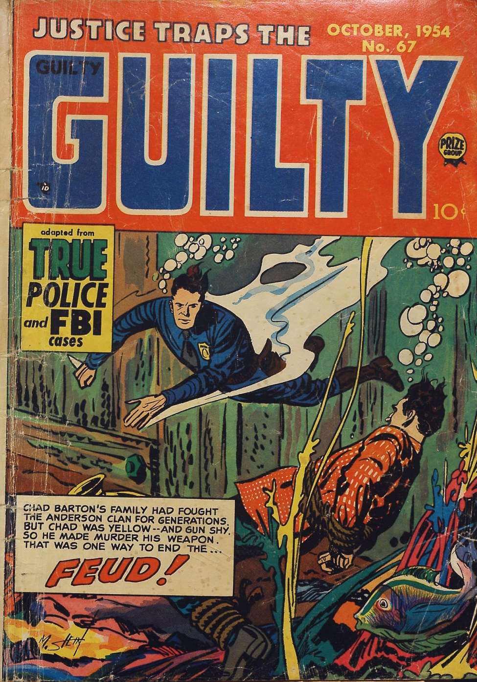 Comic Book Cover For Justice Traps the Guilty 67 (alt) - Version 2