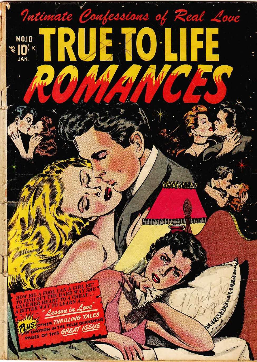 Comic Book Cover For True-To-Life Romances s2 10