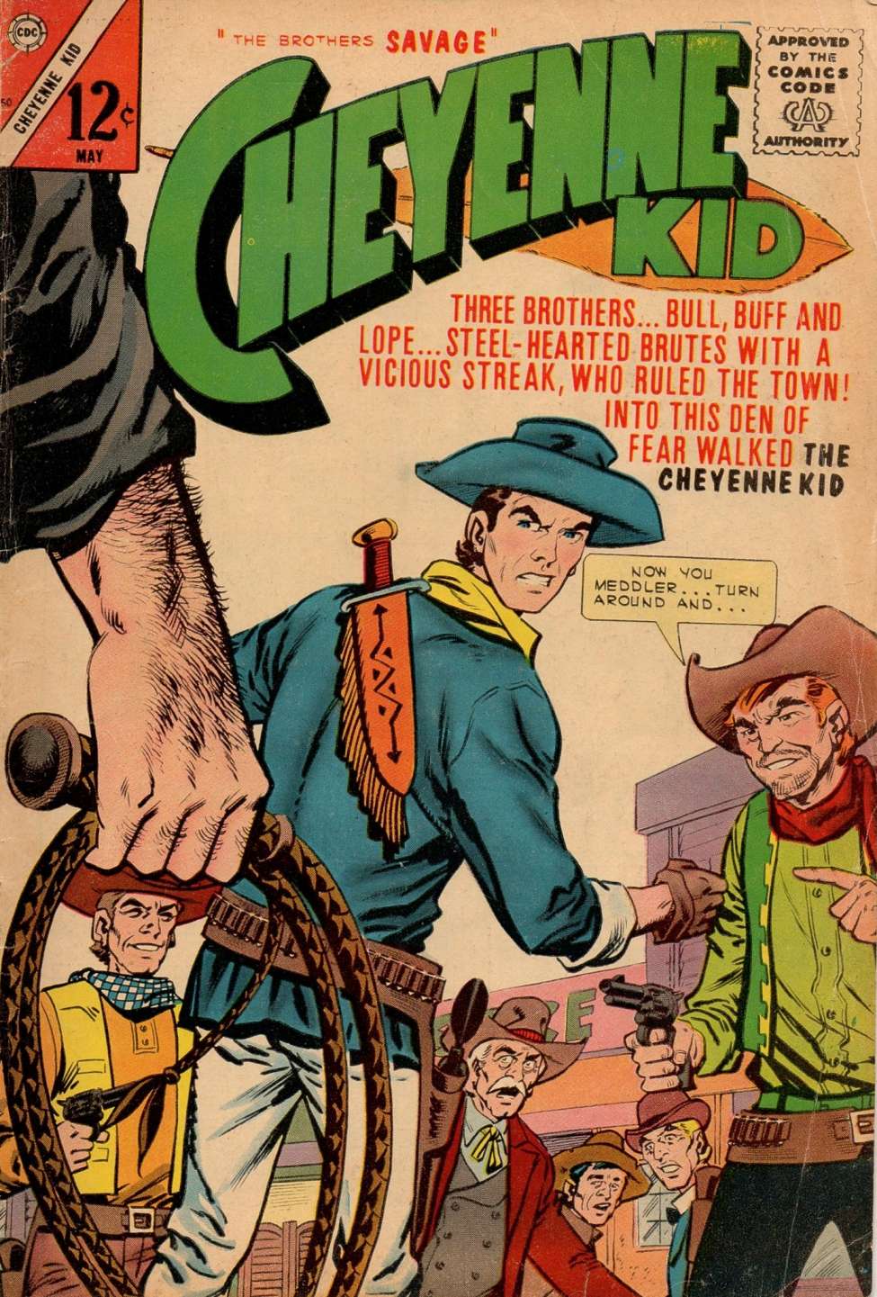 Comic Book Cover For Cheyenne Kid 50
