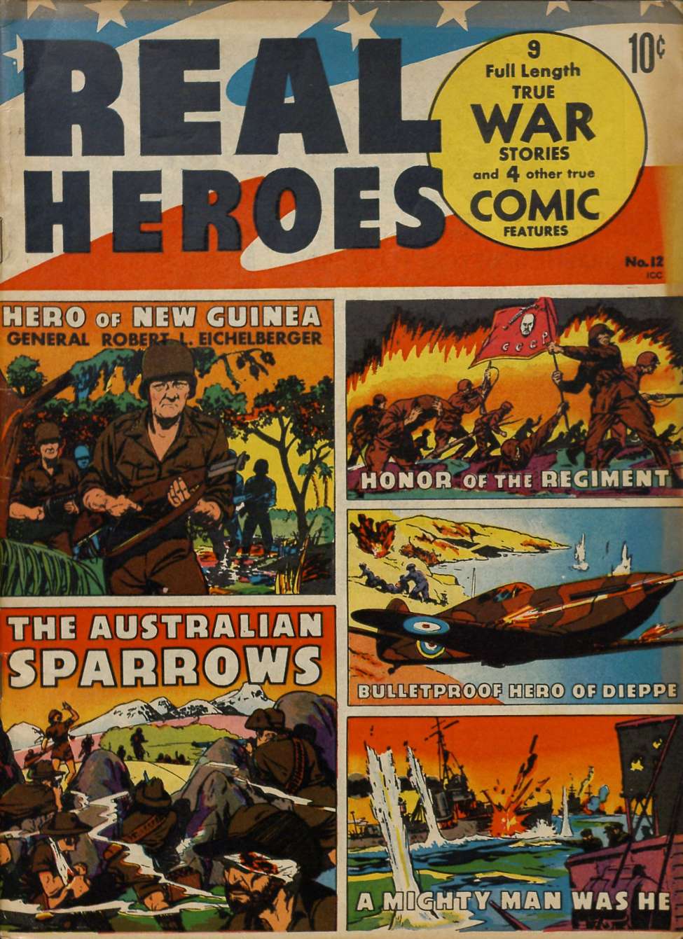 Comic Book Cover For Real Heroes 12