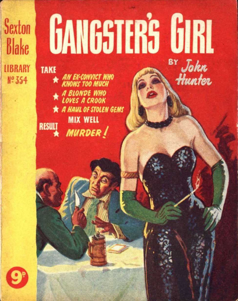 Comic Book Cover For Sexton Blake Library S3 354 - Gangster's Girl