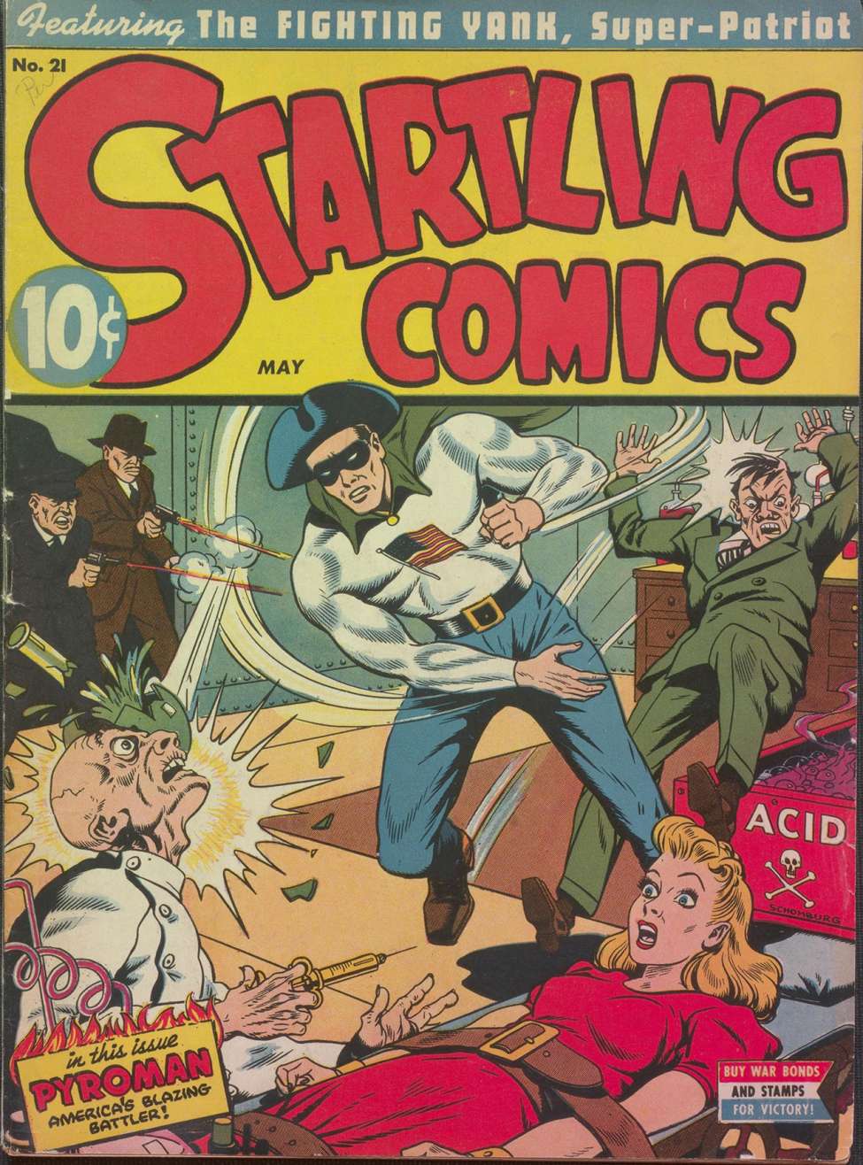 Comic Book Cover For Startling Comics 21 - Version 1