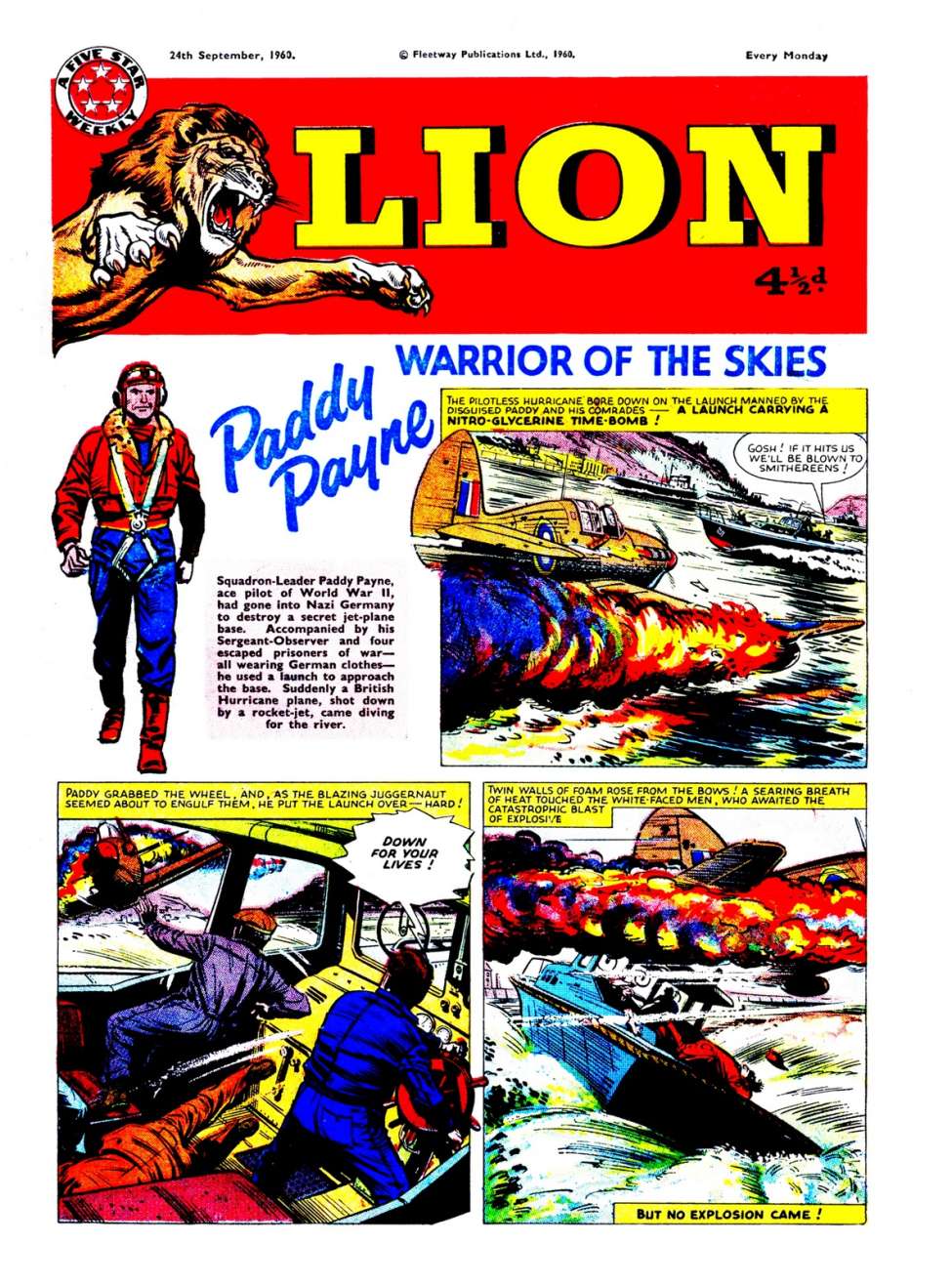Comic Book Cover For Lion 442