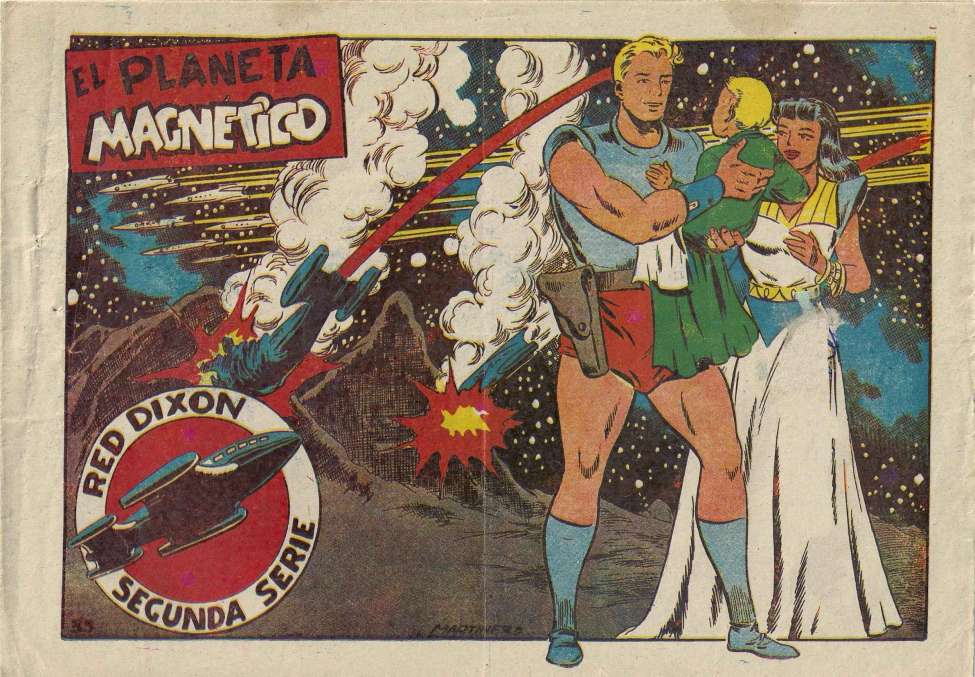 Comic Book Cover For Red Dixon 35 - El Planeta Magnético