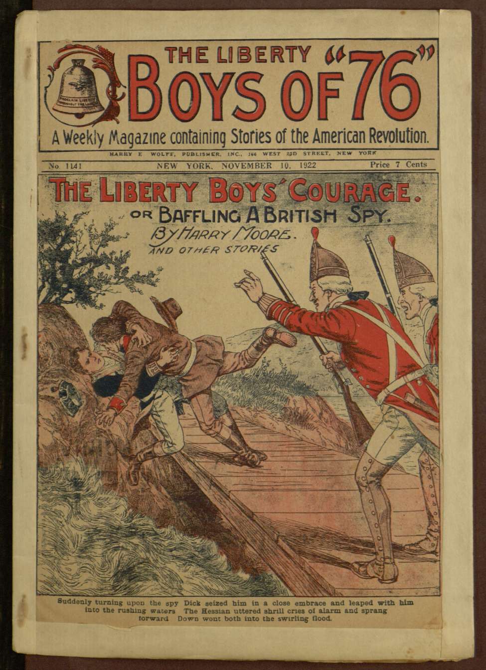 Book Cover For The Liberty Boys of 76 1141 - The Liberty Boys' Courage