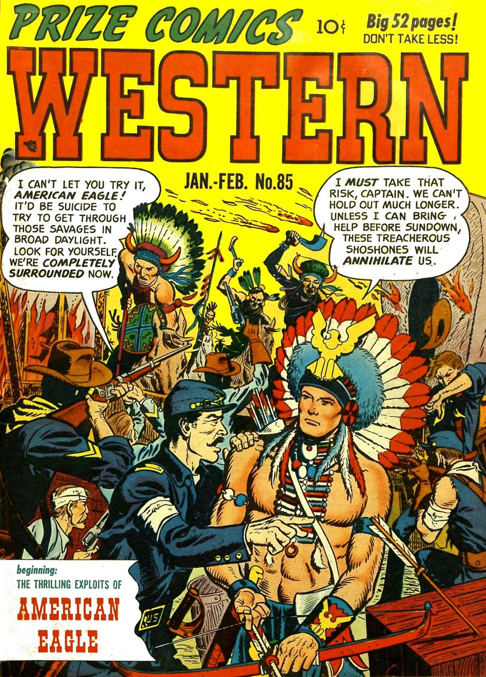 Book Cover For Prize Comics Western 85