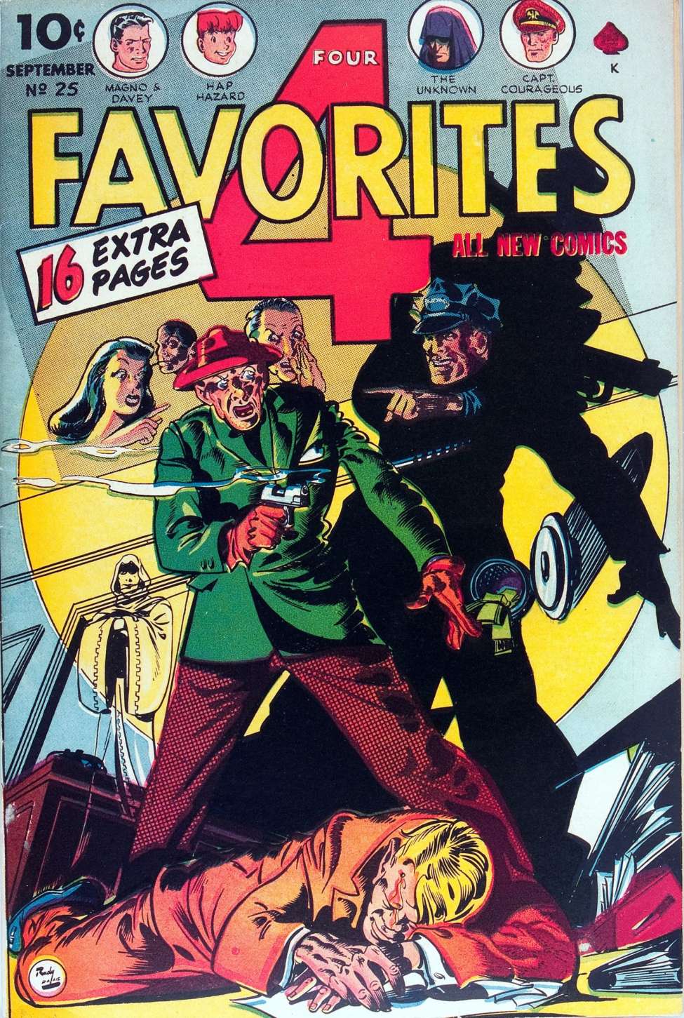 Comic Book Cover For Four Favorites 25