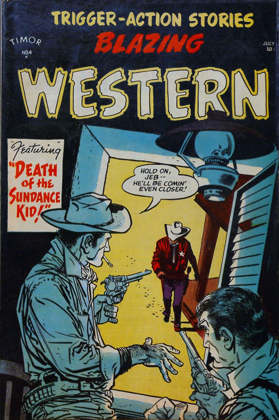 Comic Book Cover For Blazing Western 4