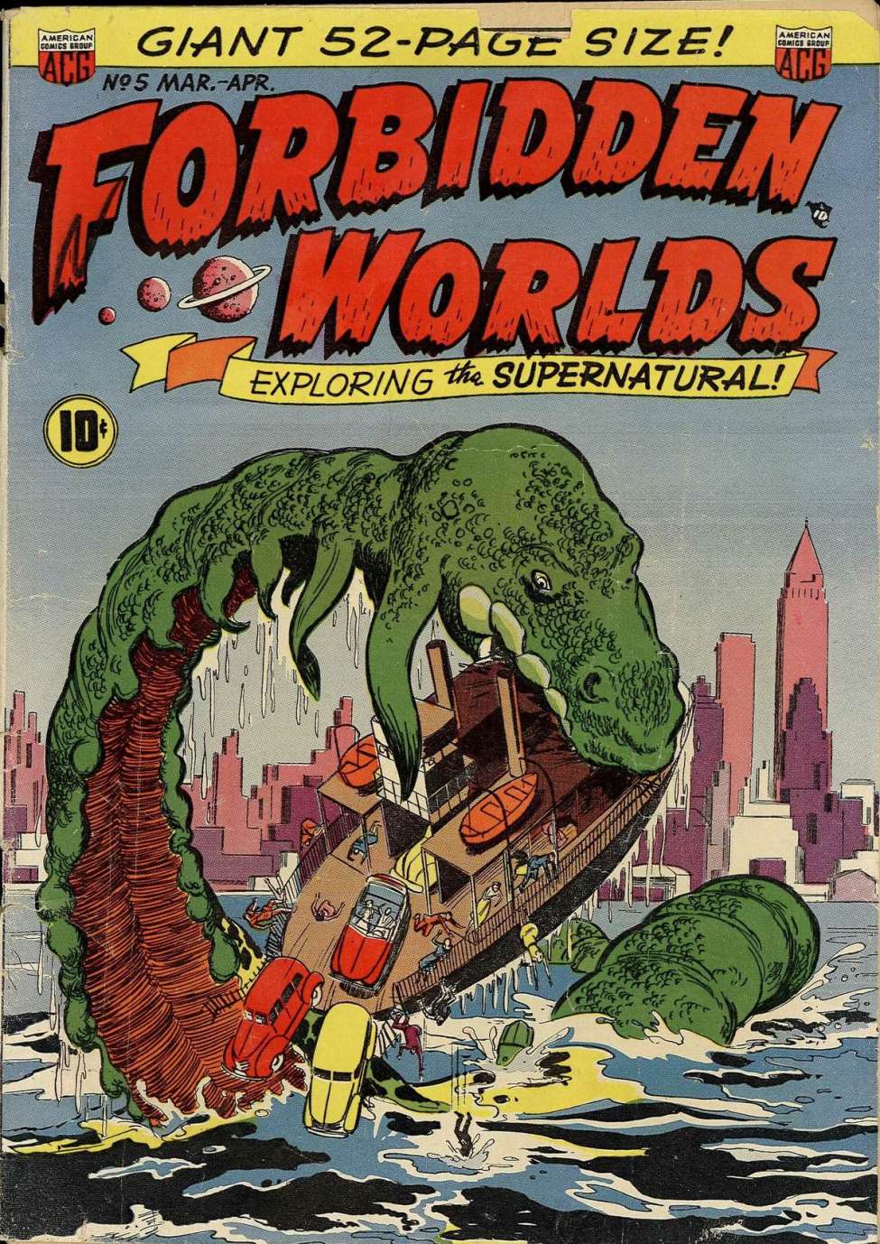 Comic Book Cover For Forbidden Worlds 5