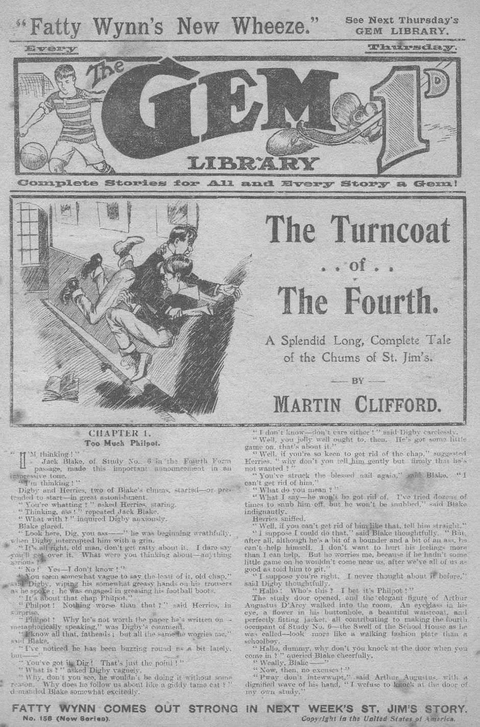 Book Cover For The Gem v2 156 - The Turncoat of the Fourth