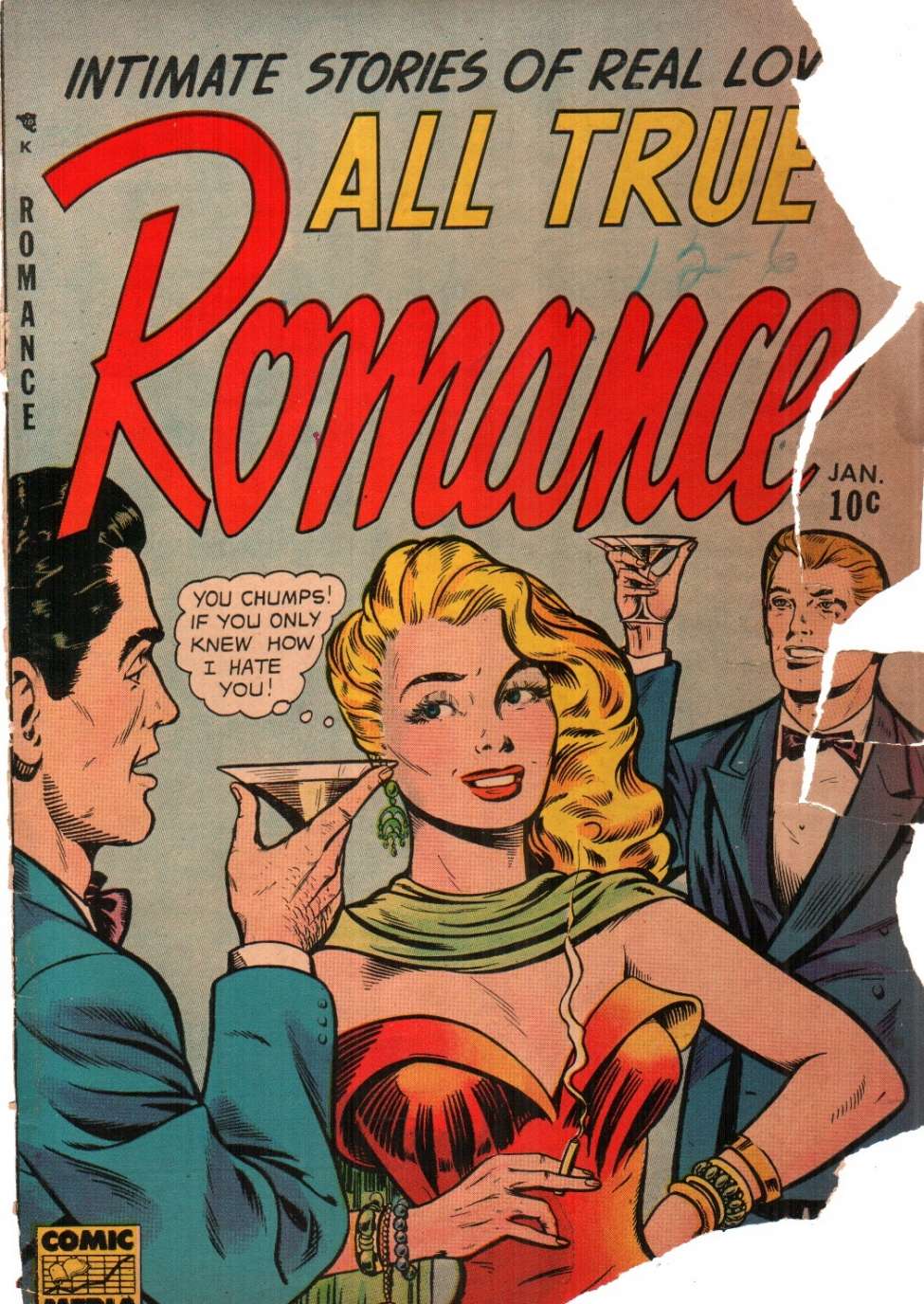 Comic Book Cover For All True Romance 9