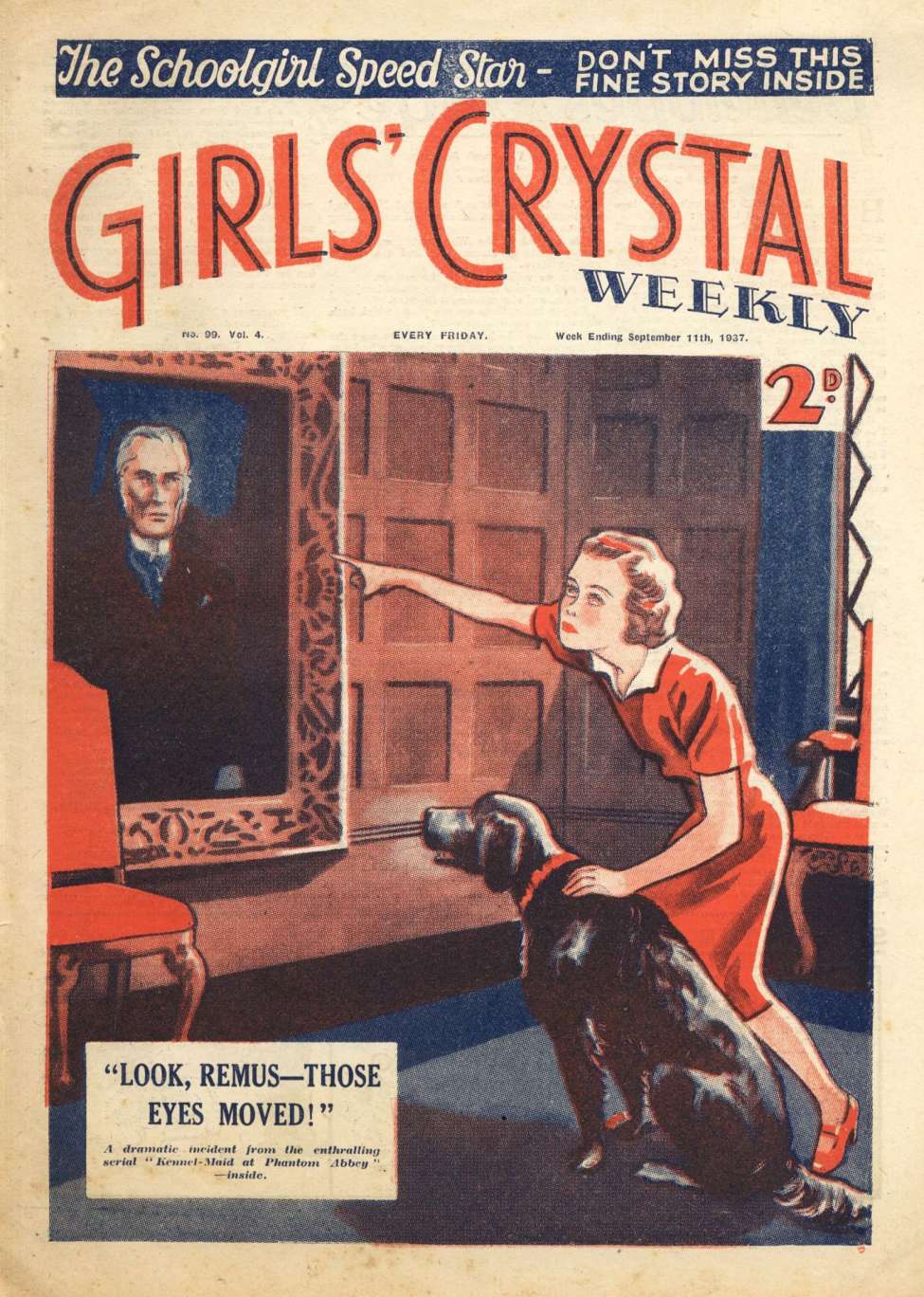 Comic Book Cover For Girls' Crystal 99 - The Happy-Go-Lucky Hikers
