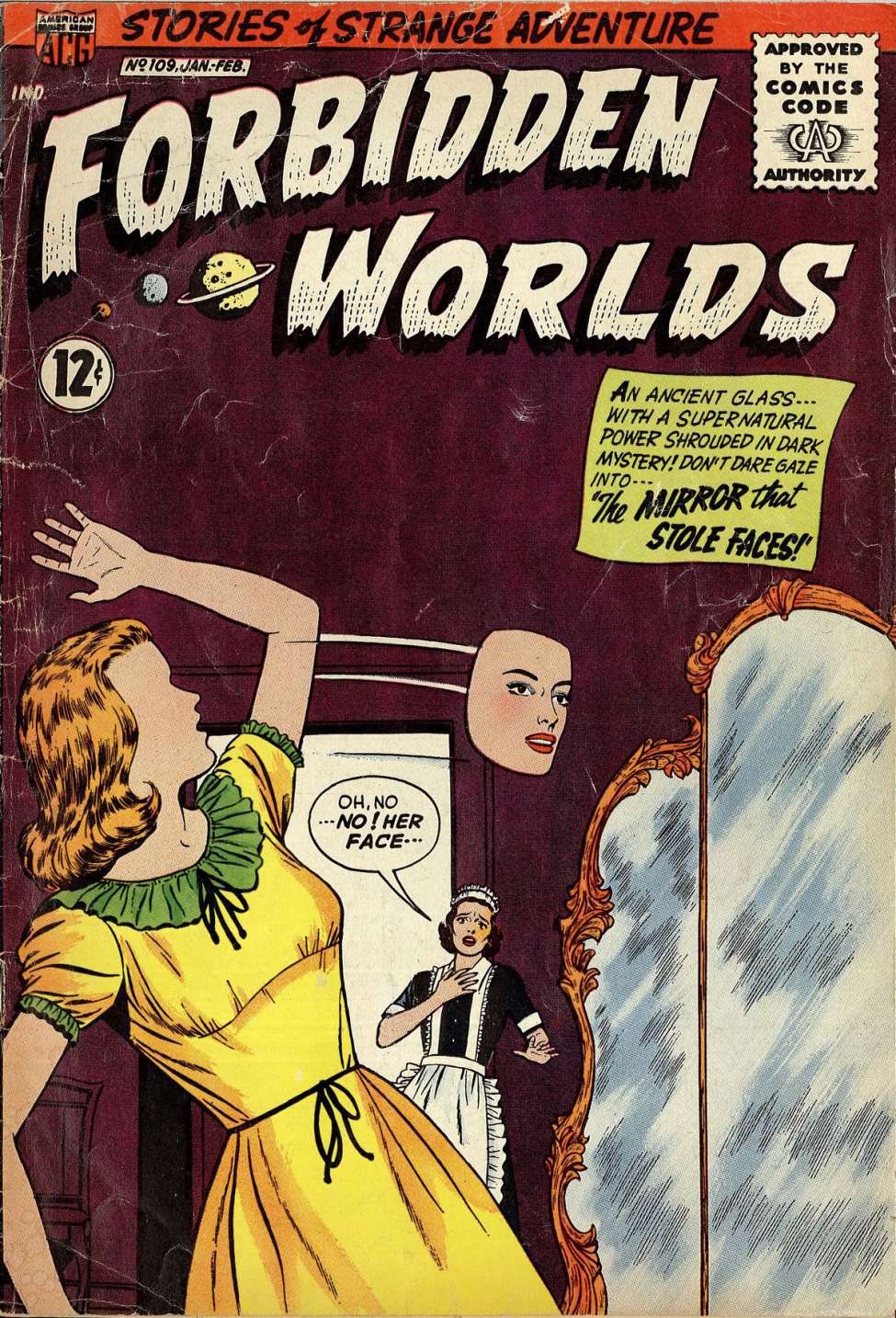 Comic Book Cover For Forbidden Worlds 109