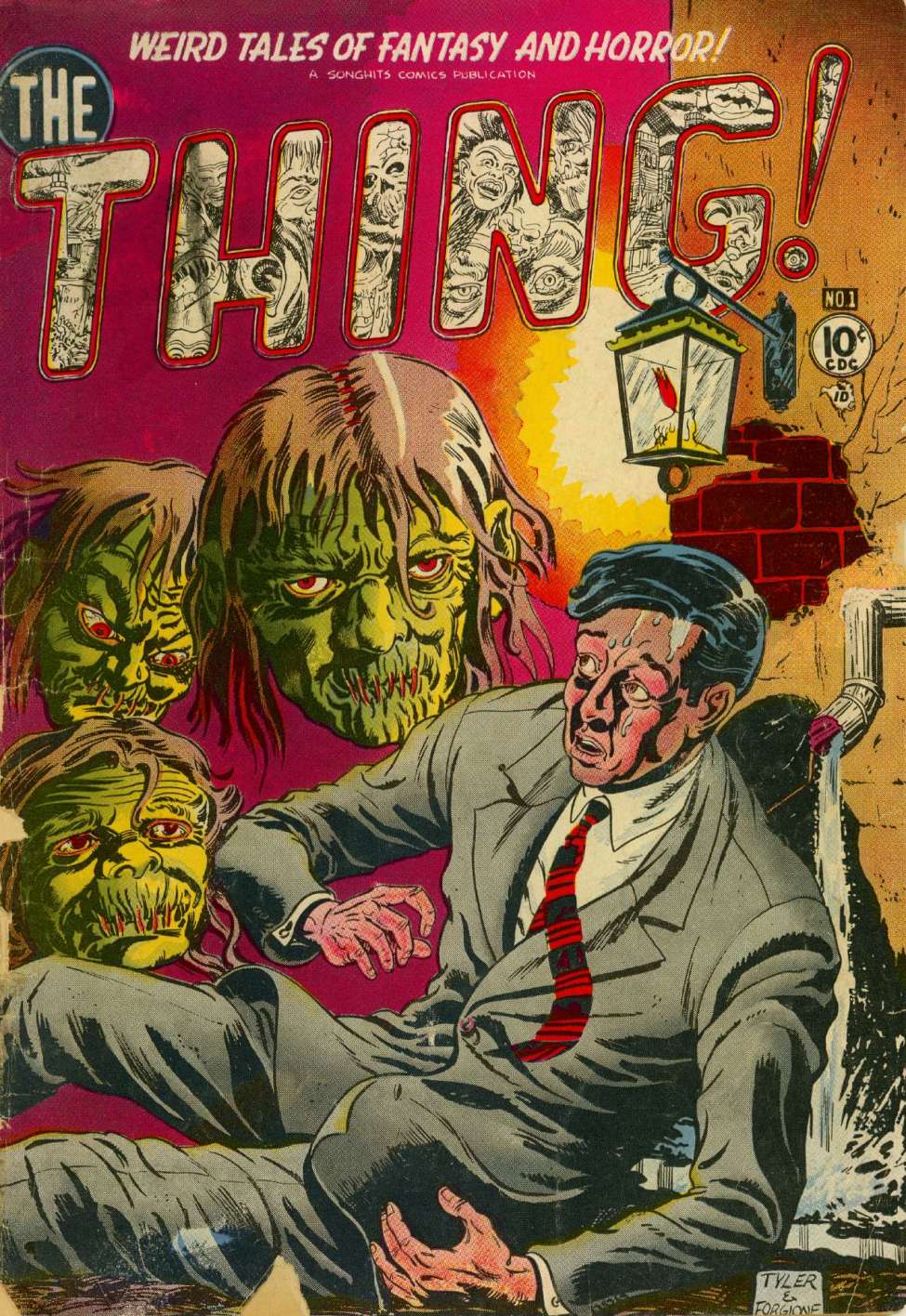 Comic Book Cover For The Thing 1