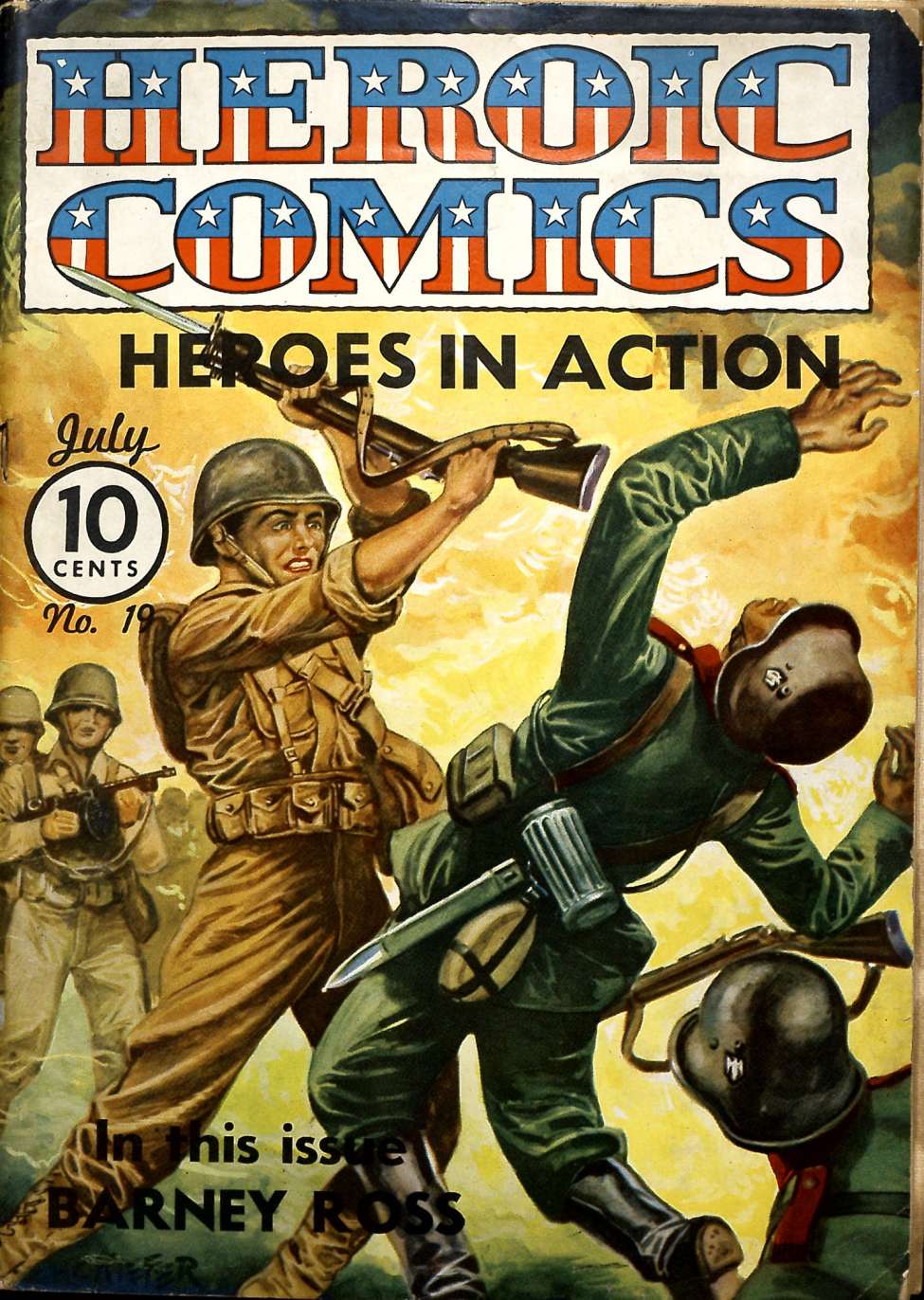 Comic Book Cover For Heroic Comics 19