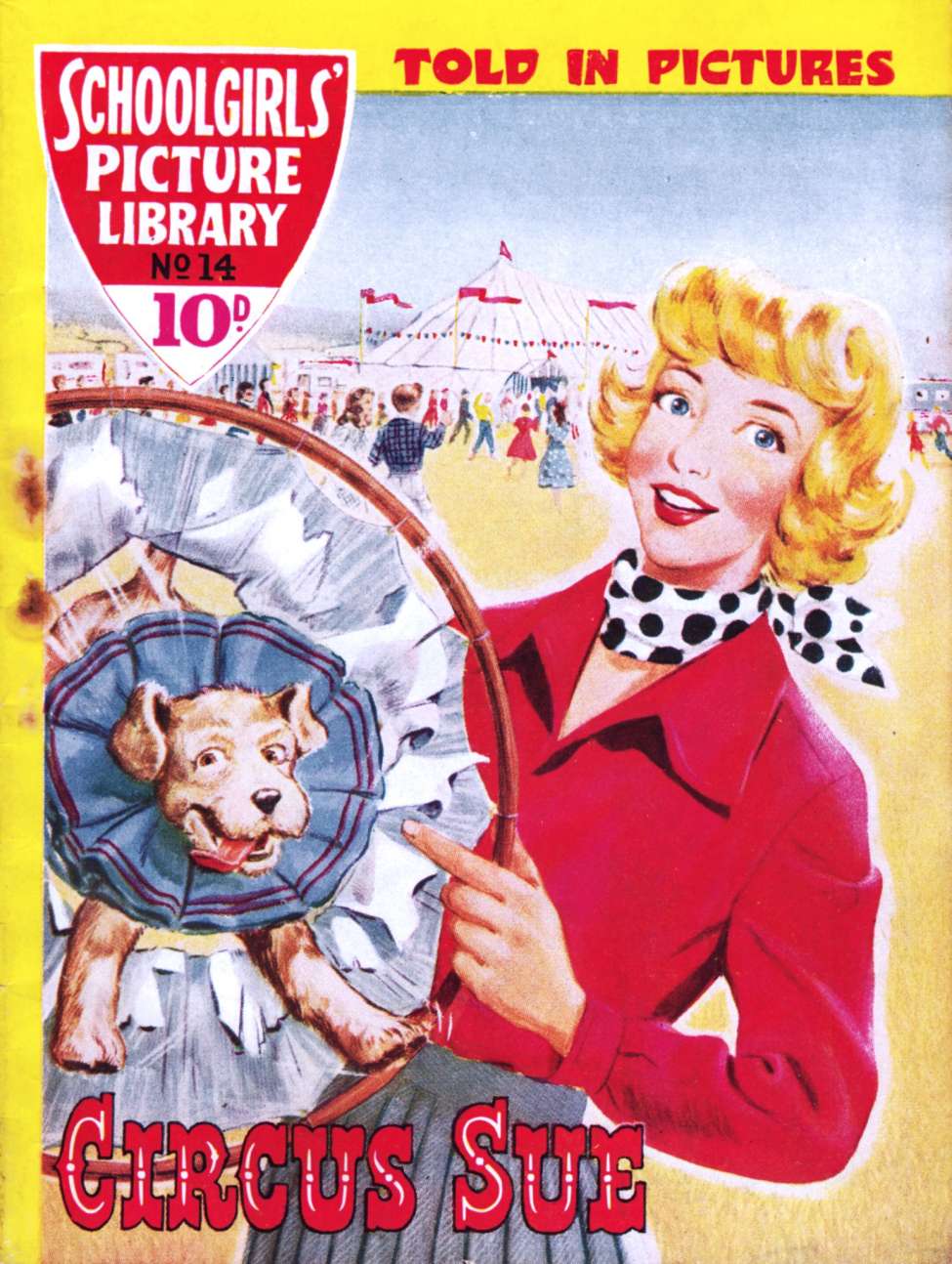 Book Cover For Schoolgirls' Picture Library 14 - Circus Sue