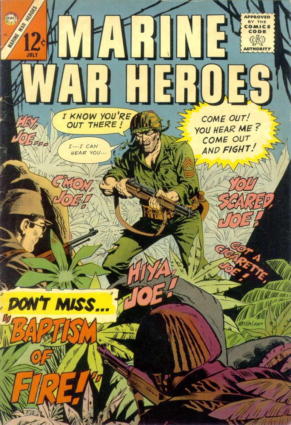Comic Book Cover For Marine War Heroes 14