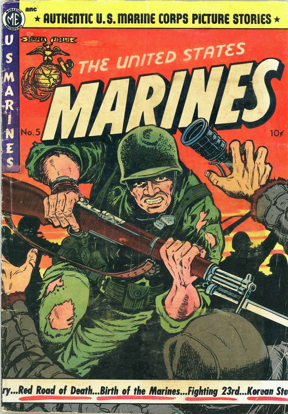 Book Cover For The United States Marines 5 - Version 1