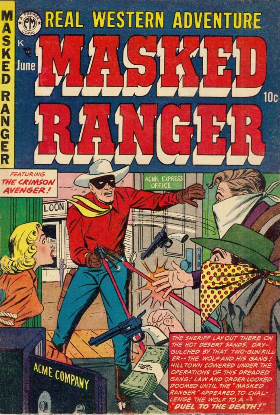 Comic Book Cover For Masked Ranger 2