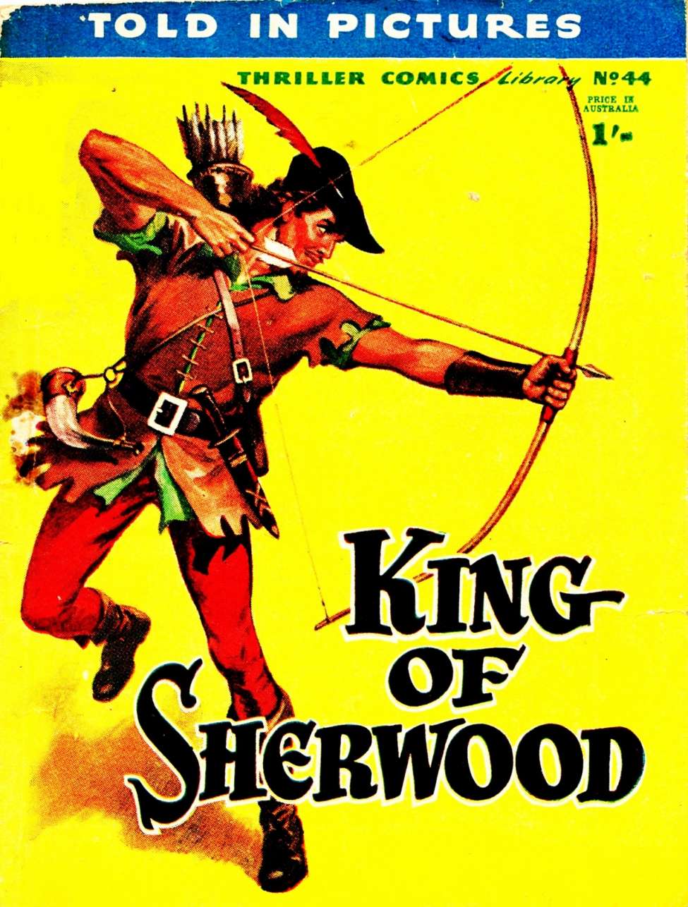 Book Cover For Thriller Comics Library 44 - King of Sherwood
