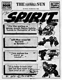 Large Thumbnail For The Spirit (1942-03-29) - Baltimore Sun (b/w) - Version 1