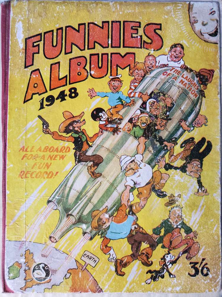 Comic Book Cover For Funnies Album 1948 - Version 1