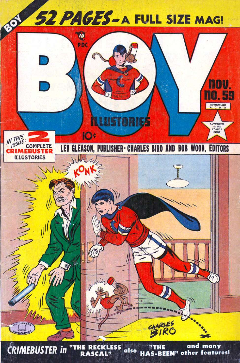 Comic Book Cover For Boy Comics 59
