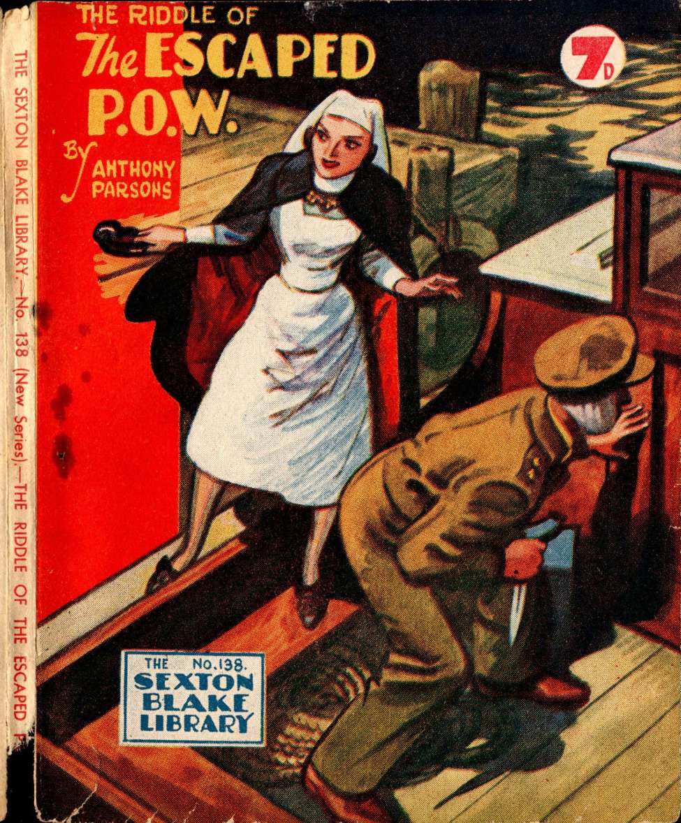 Comic Book Cover For Sexton Blake Library S3 138 - The Riddle of the Escaped P.O.W.