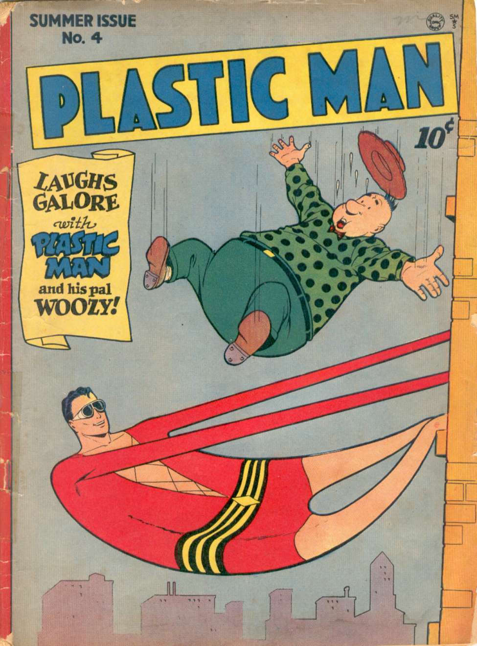 Comic Book Cover For Plastic Man 4
