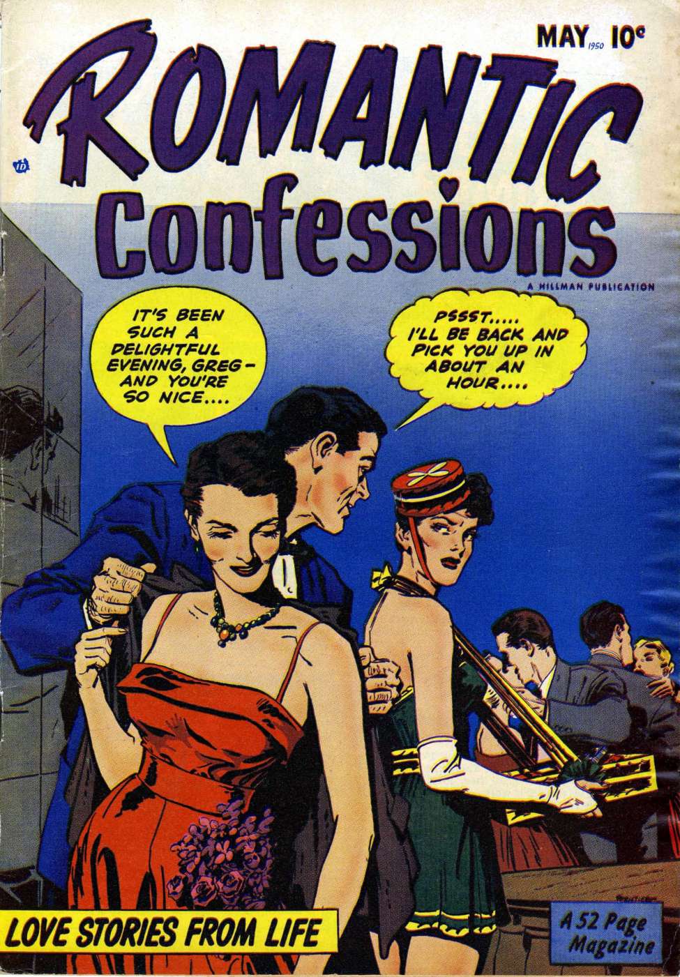 Comic Book Cover For Romantic Confessions v1 8