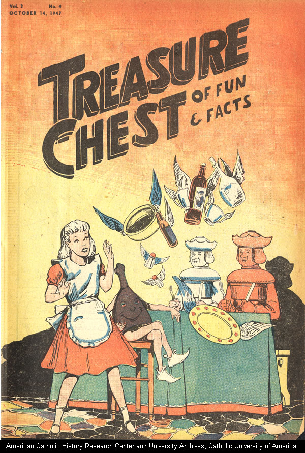 Comic Book Cover For Treasure Chest of Fun and Fact v3 4