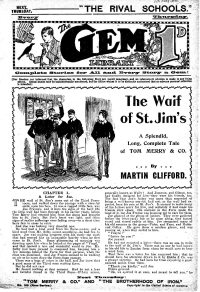 Large Thumbnail For The Gem v2 166 - The Waif of St. Jim’s