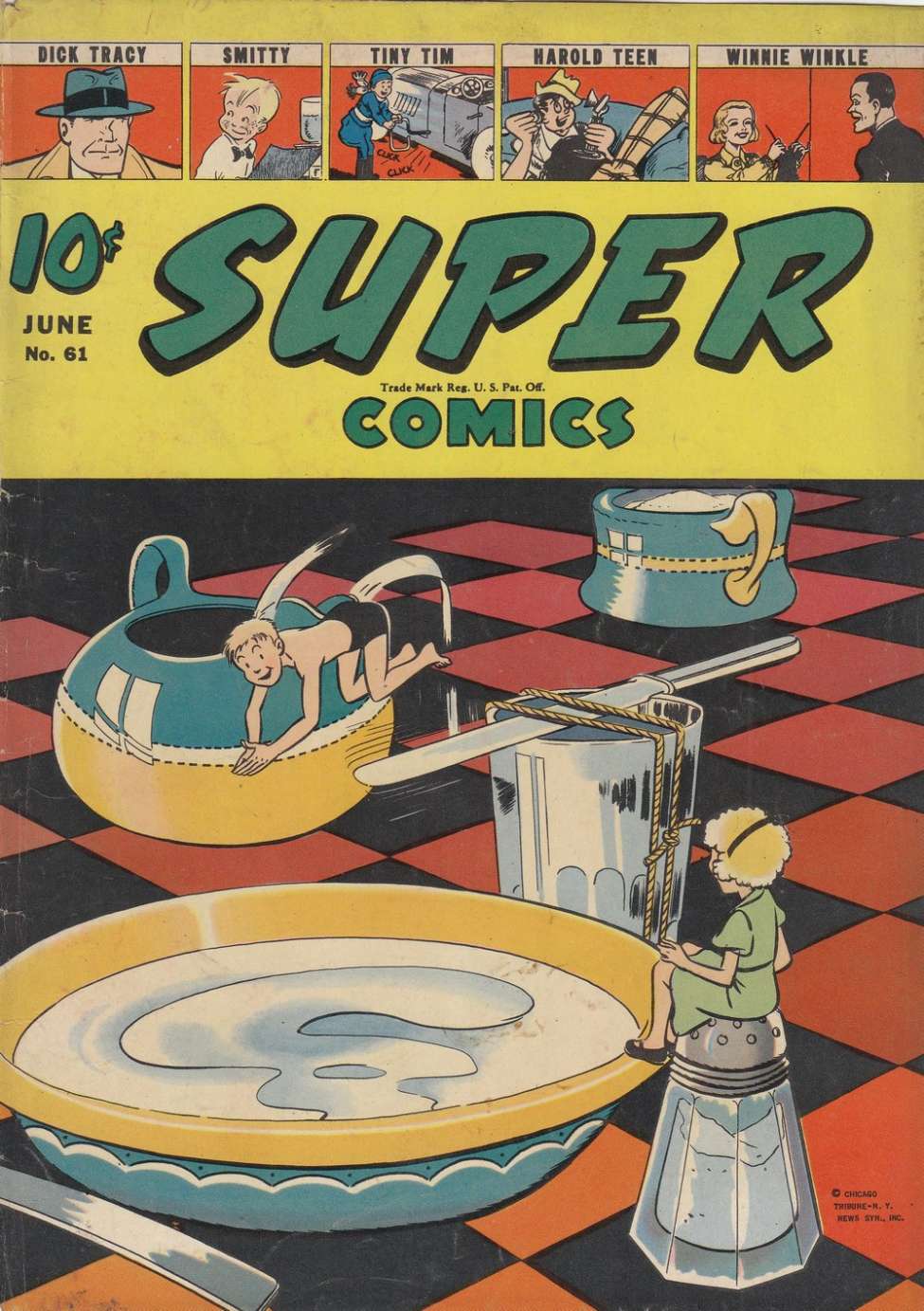 Book Cover For Super Comics 61