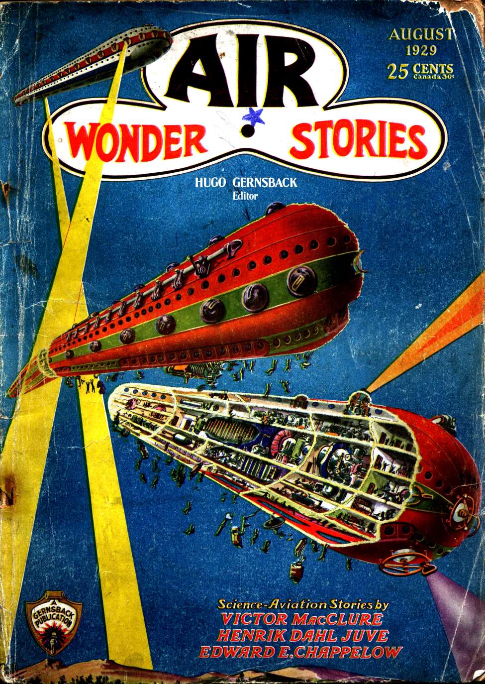Comic Book Cover For Air Wonder Stories 2 - The Silent Destroyer - Henrik Dahl Juve