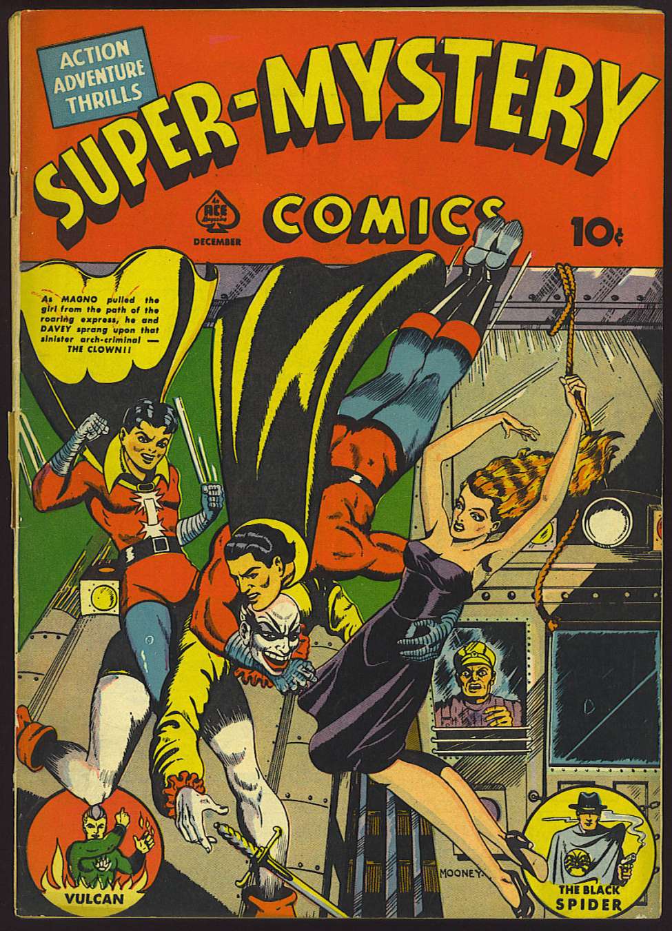 Comic Book Cover For Super-Mystery Comics v1 5