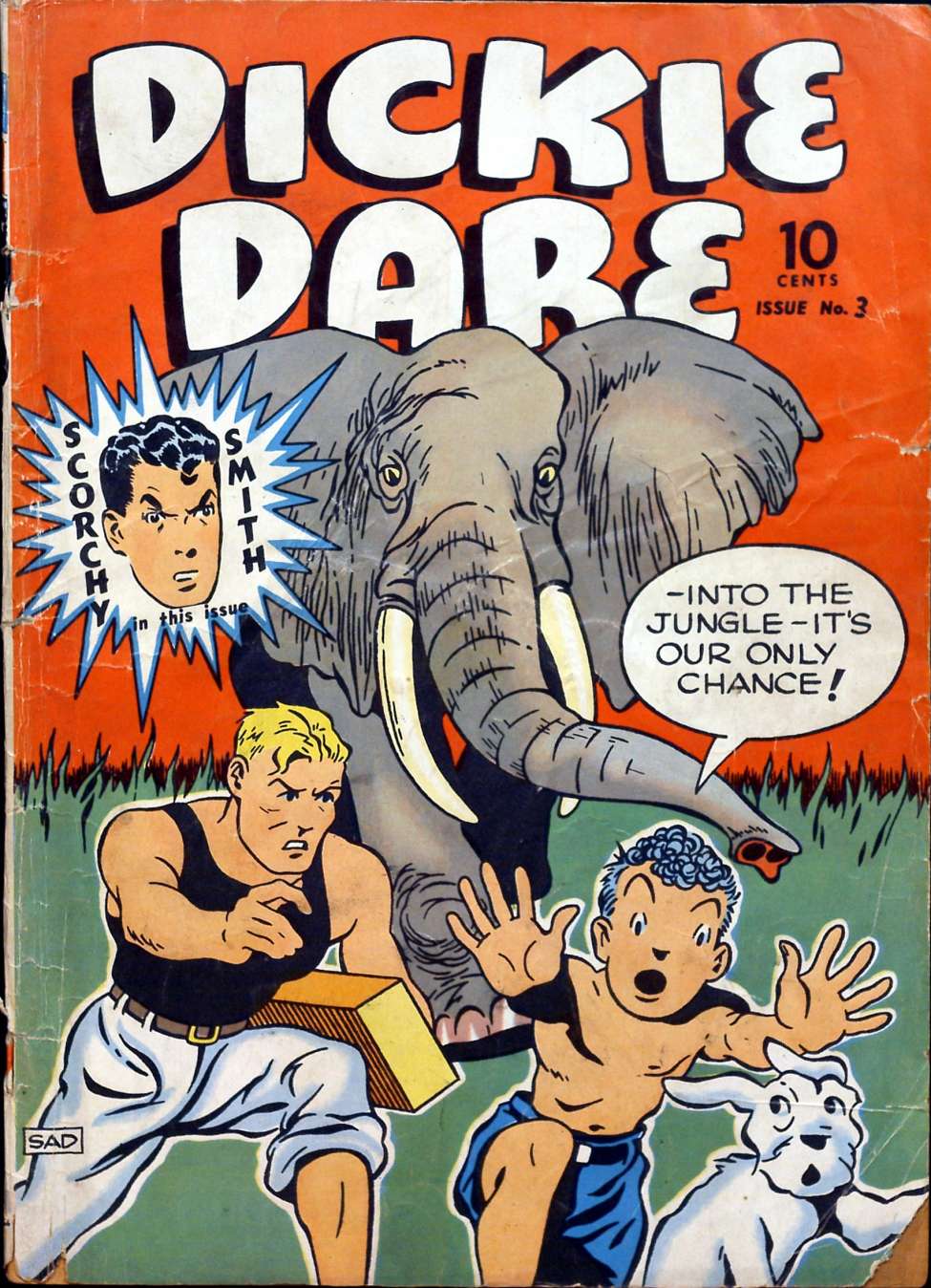 Book Cover For Dickie Dare 3