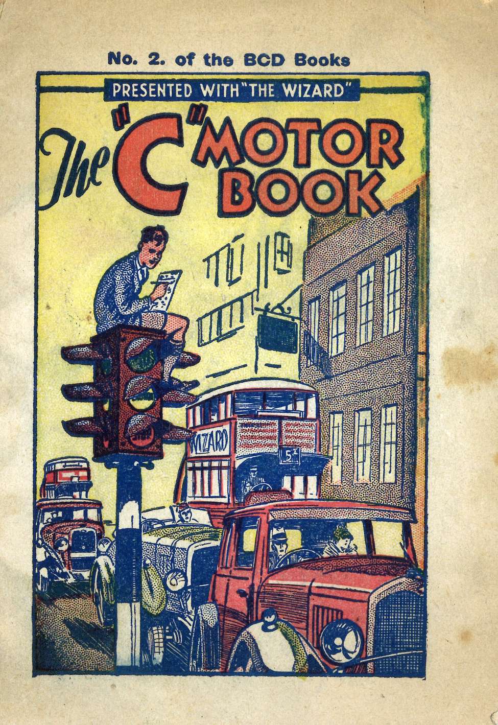 Comic Book Cover For The Wizard C Motor Book