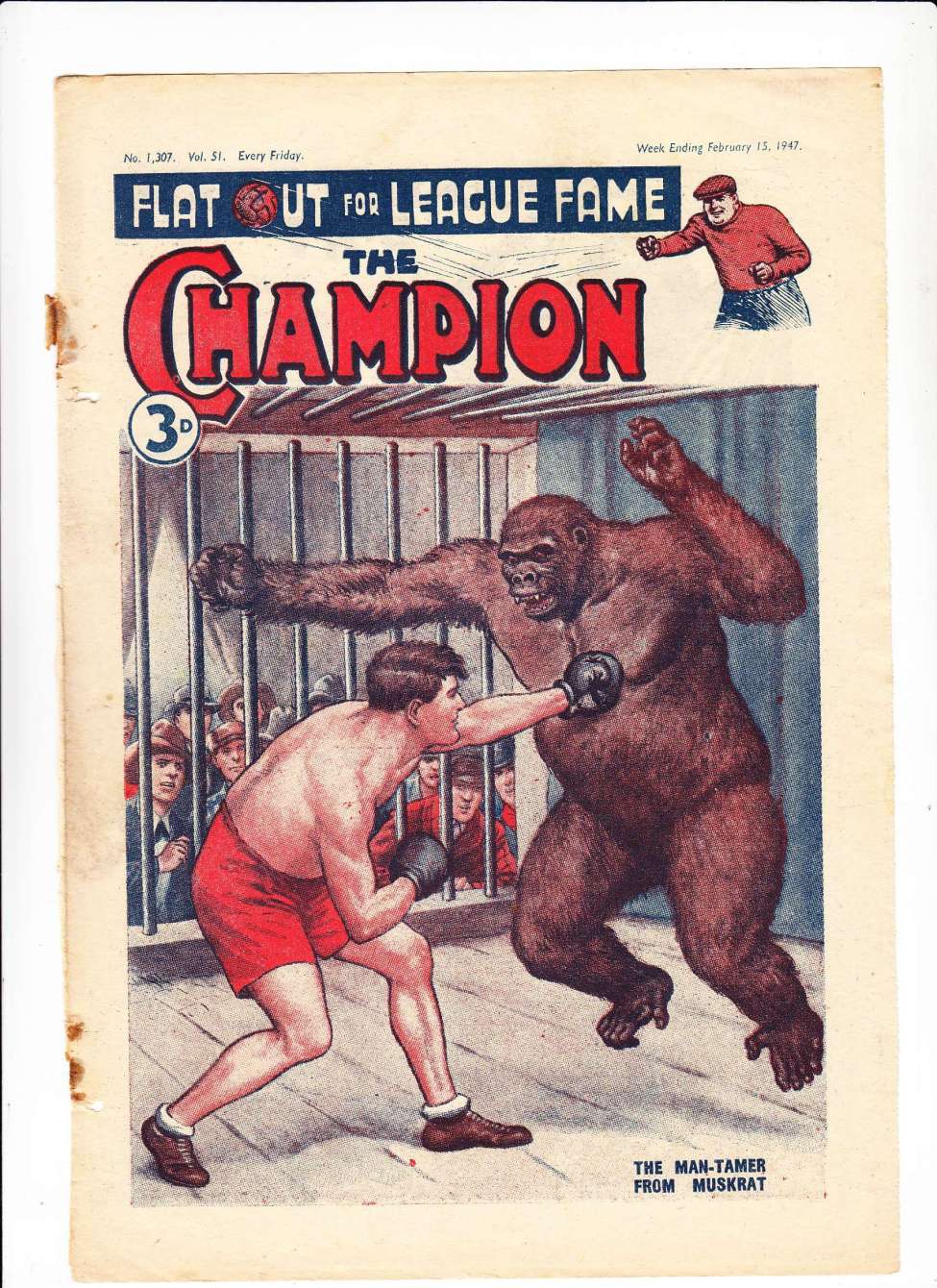 Comic Book Cover For The Champion 1307