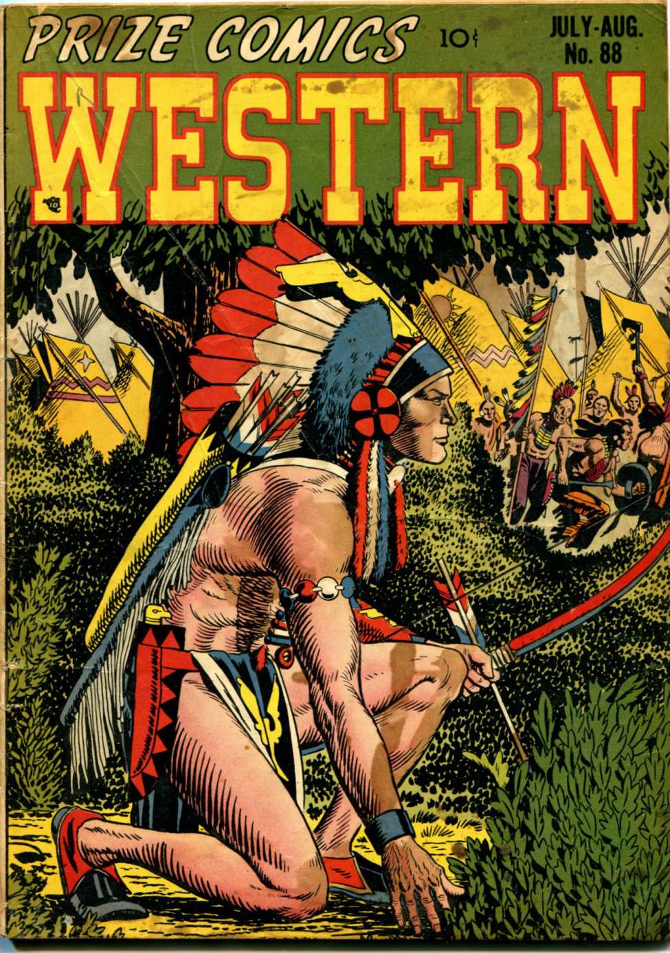 Book Cover For Prize Comics Western 88