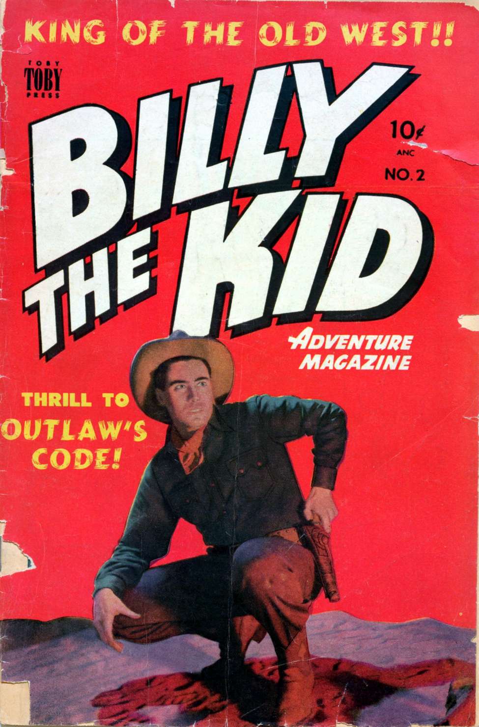 Comic Book Cover For Billy the Kid Adventure Magazine 2