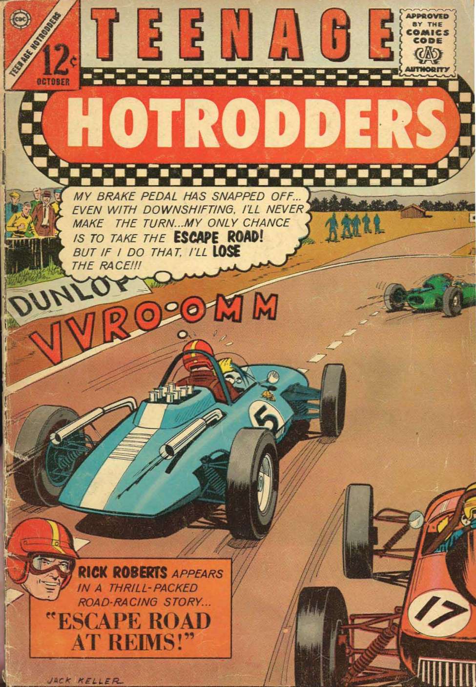 Comic Book Cover For Teenage Hotrodders 4