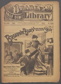 Large Thumbnail For Beadle's Half Dime Library 849 - Broadway Billy's $100,000 Snap