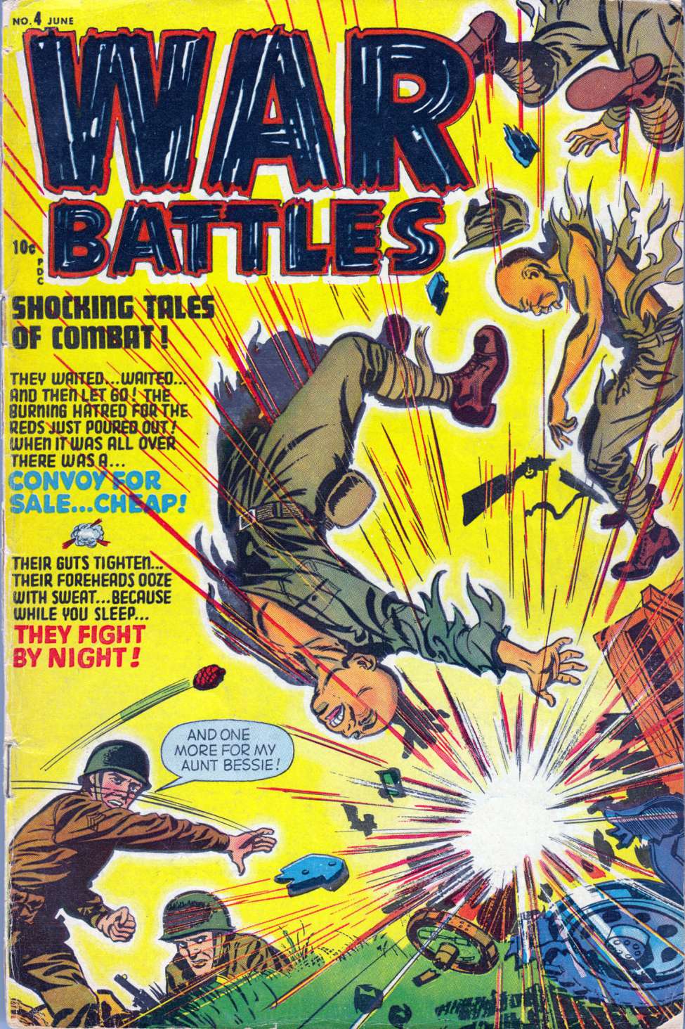 Comic Book Cover For War Battles 4 - Version 1