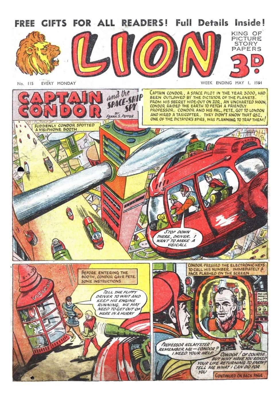 Comic Book Cover For Lion 115