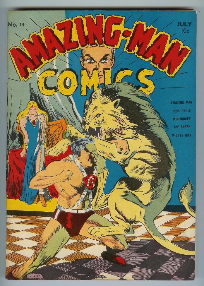 Comic Book Cover For Amazing Man Collection 3