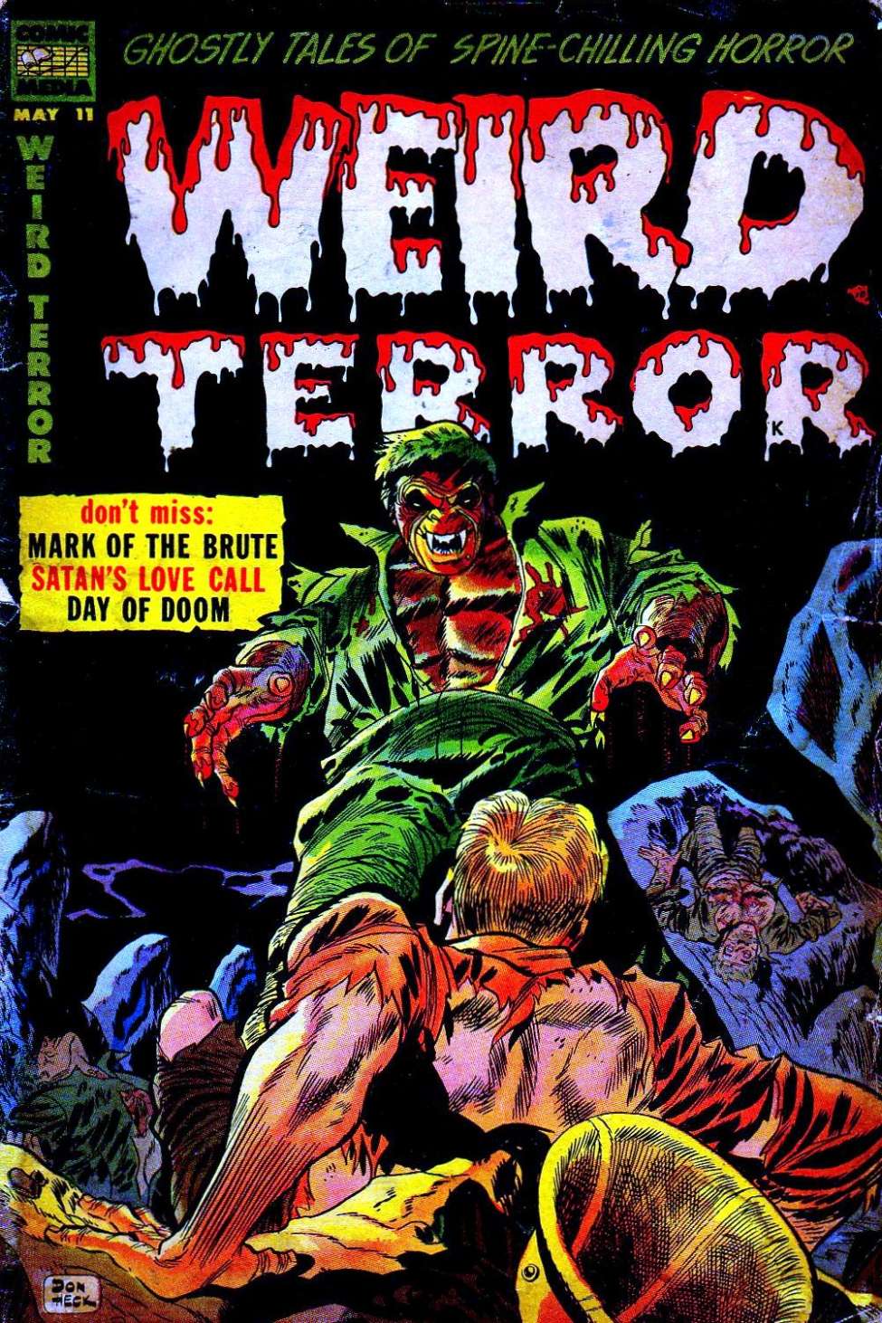 Comic Book Cover For Weird Terror 11