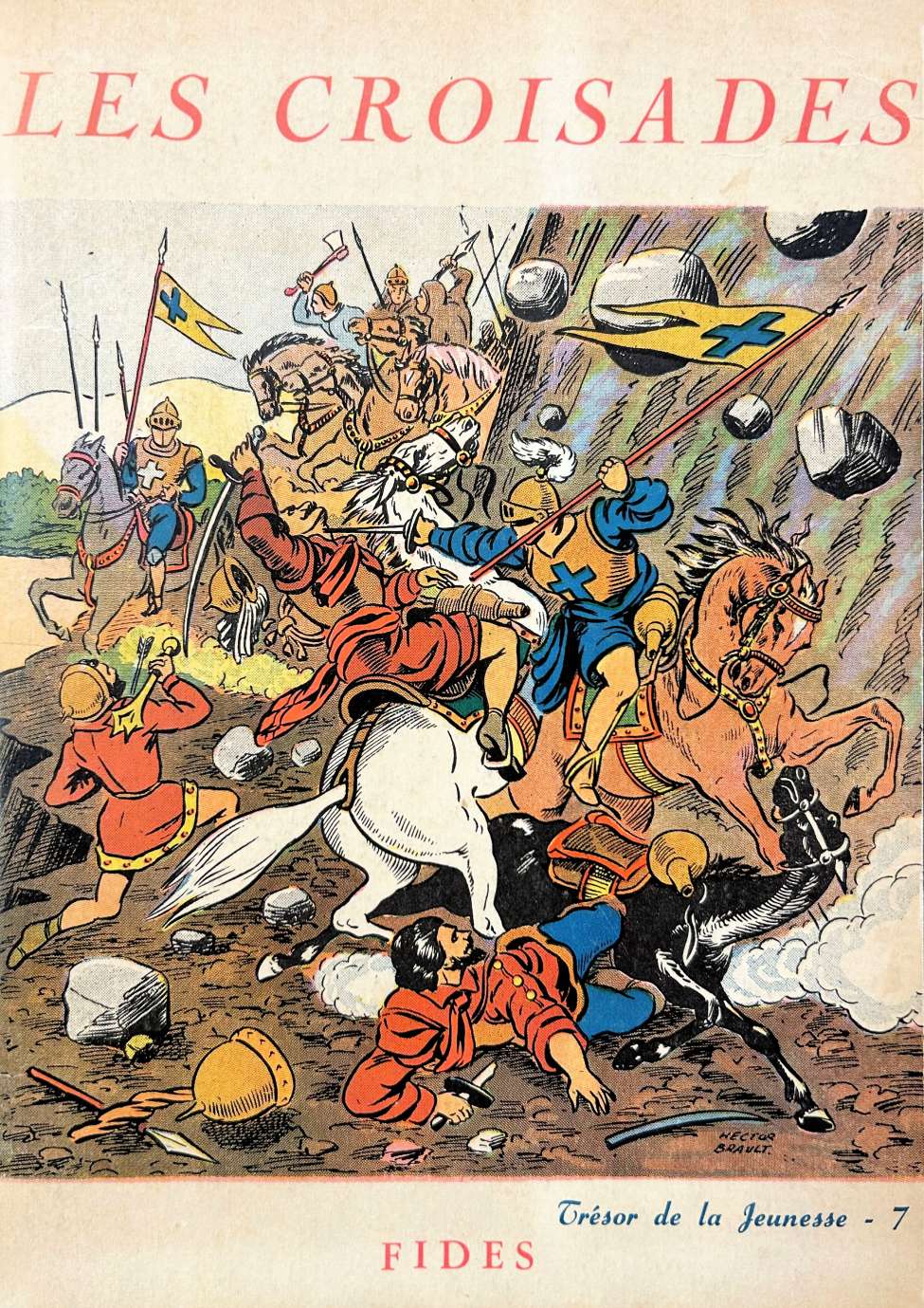 Book Cover For Le Tr&eacute;sor de la Jeunesse 7 - Les Croisades