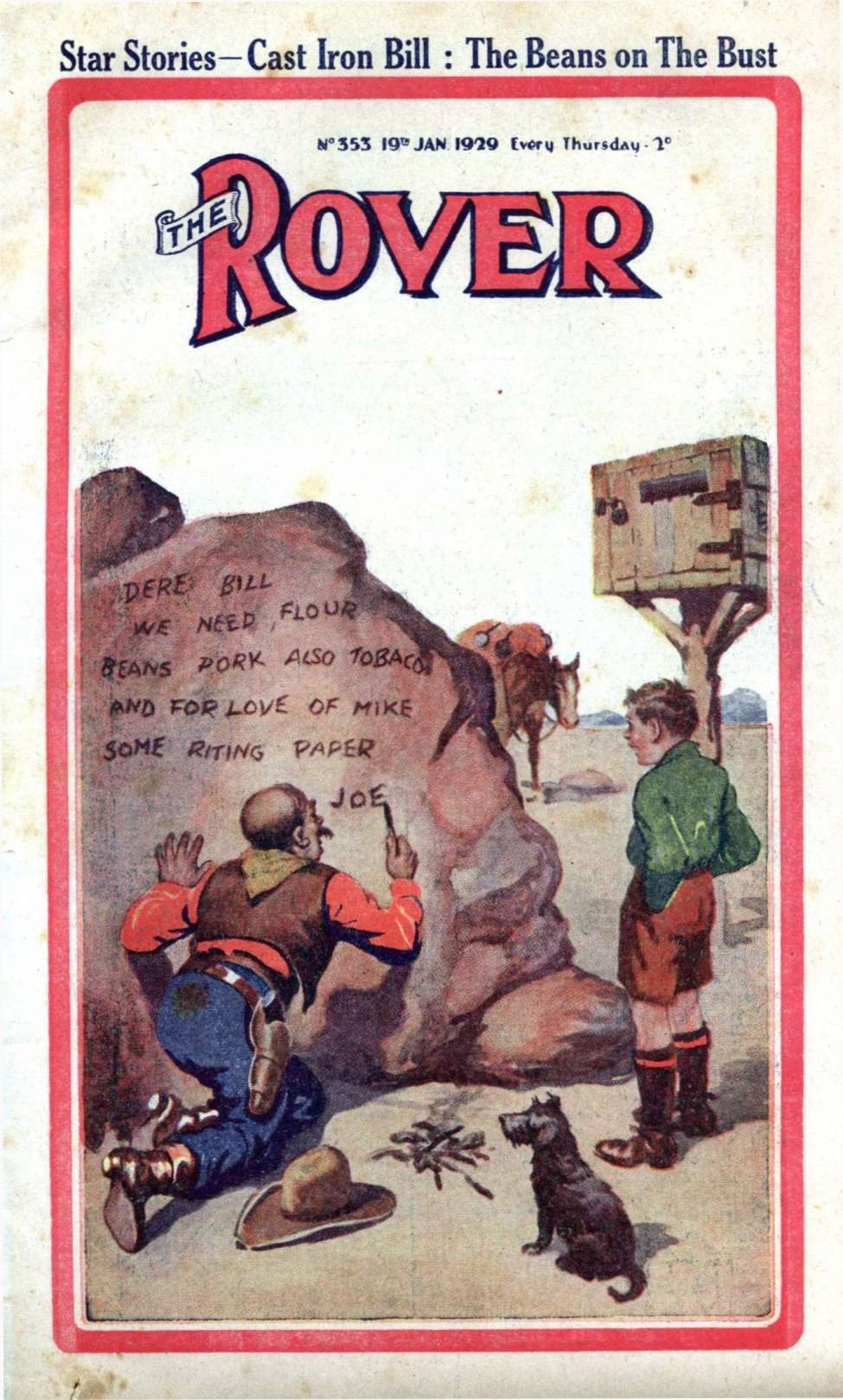 Comic Book Cover For The Rover 353